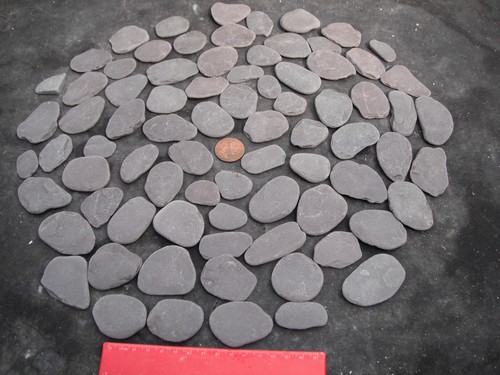 100 pieces small slate - pieces, of