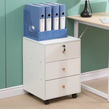 3-Drawer Mobile File Cabinet