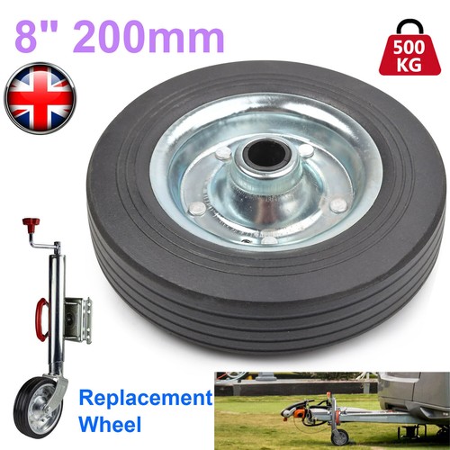 200mm jockey wheel solid - 8",