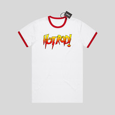 The Hot Rod Wrestling Fancy Dress Ringer T-shirt - Roddy Piper Inspired