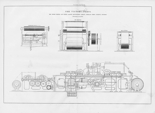 The victory printing press - the,
