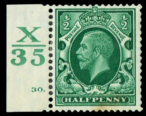 King george d green - v,, ½d