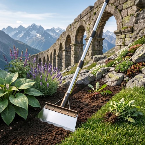 Garden weed scraper tool metal - garden,