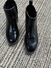 Used Women's Black Ankle Boots Size 4 from M&S