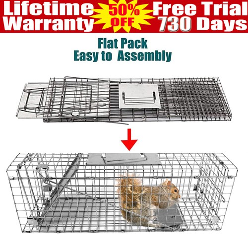 Live animal cage trap - live,
