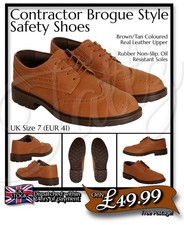 Contractor Brogue Tan/Brown