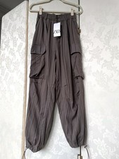 Zara Cargo Harem Pants Size