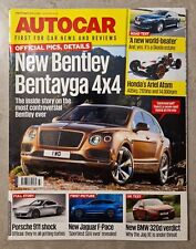 AUTOCAR Magazine 9 Sept 2015