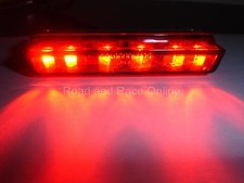 Dual Function LED Rear Light Brake Light Tail Light Small Red Lens Universal