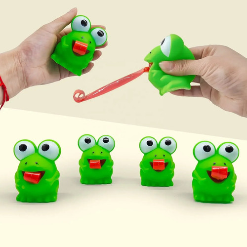 Pinch frog dinosaur tongue out - dinosaur,