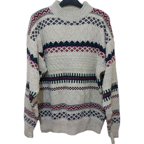 Vintage mens grey fair - fair, isle