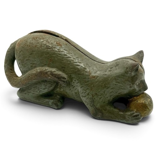 Antique cast iron cat - iron,