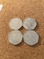 Beatrix Potter 50p 4 Coins –