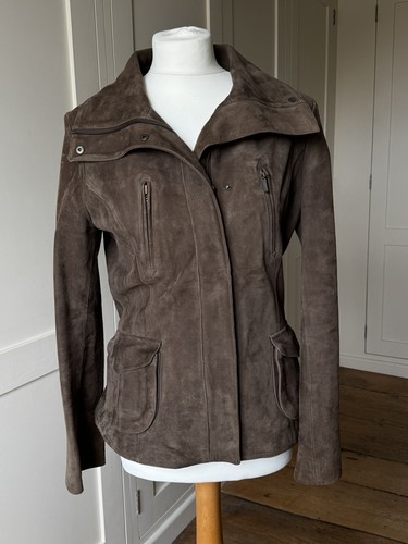 Women brown suede - suede, leather