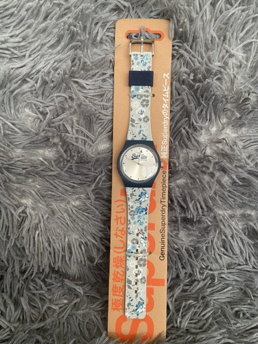 Superdry floral watch grey - floral,