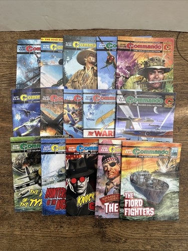 Huge job lot old commando - old,