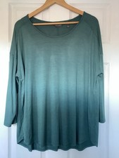 Ruth Langsford Green Colour 3/4 Sleeve Top - Size UK Large (would Fit 18/20)