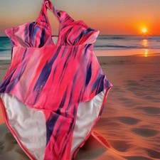 Ladies Pink Bathing Costume