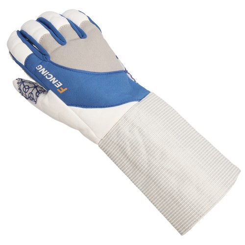 Fencing glove with padded back - fencing,