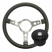 15" Mountney Vinyl Steering Wheel + boss kit for Austin Mini Allegro MG MGB