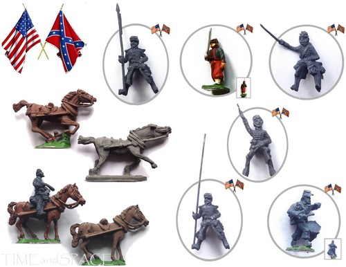 28mm metal american civil war - 28mm,
