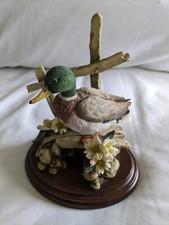MALLARD DUCK VINTAGE ORNAMENT BY COUNTRY ARTISTS RARE ITEM NEW IN BOX