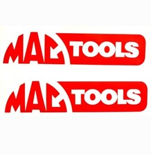 Mac tools sticker vinyl decal tool box Car Van Window Workshop x2