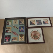 Friary Meux Framed Beer Labels & Framed Beer Mat