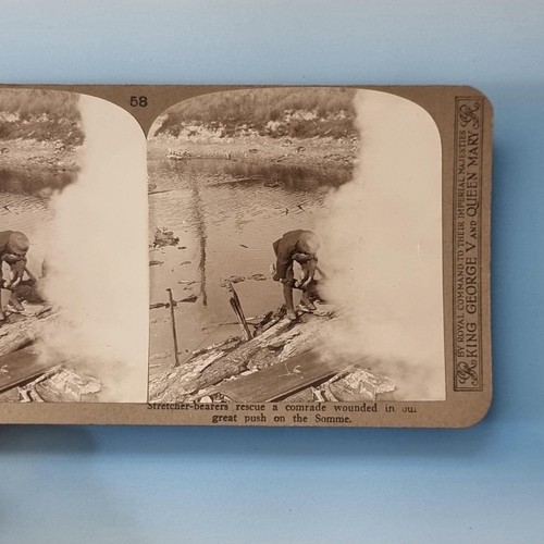 Ww1 military stereoview - ww1, c1916