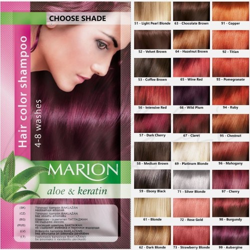 Temporary hair colour shampoo - hair,