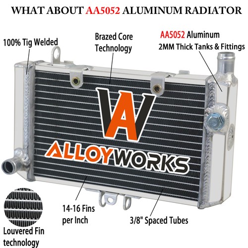 Aluminum radiator fit - radiator, 1993