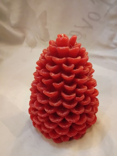 Jumbo red pine cone - jumbo, sculptural