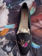 Cath kidston black suede - kidston,