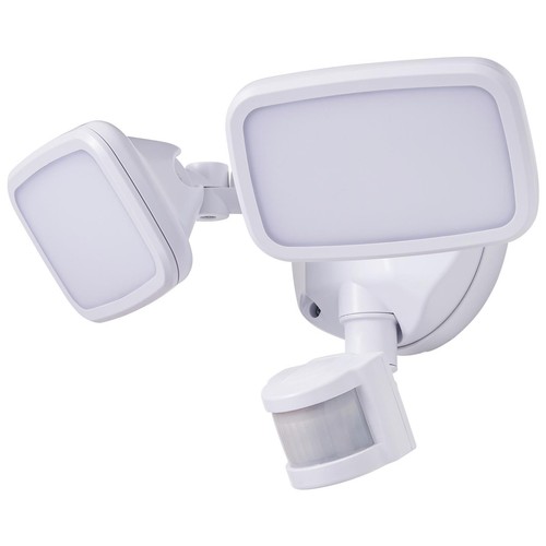 Led pir floodlight zinc - pir,