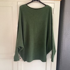 ITALIAN OLIVE  GREEN SLOUCHY