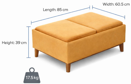 Next ottoman storage - ottoman, coffee