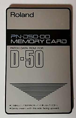 Roland d50 memory card - pn-d50-00,