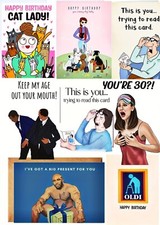 Funny Birthday Card Rude Joke