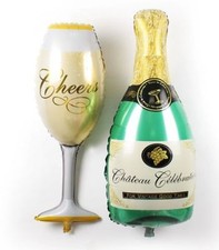 Champagne wine Glass Bottle