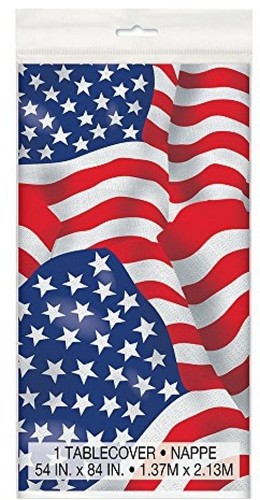 American flag tablecloth 7ft - flag,