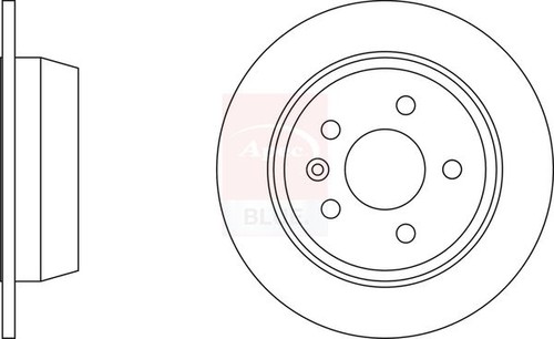 Brake disc rear - disc,