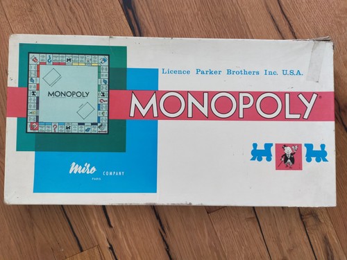 Vintage monopoly paris edition - monopoly,