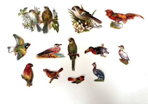 Victorian die cut scraps - victorian,