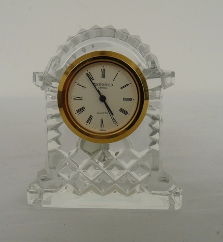Waterford crystal small clock - waterford,