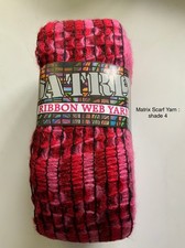 Matrix scarf ribbon web yarn - scarf,