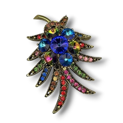 Vintage weiss brooch harlequin - brooch,