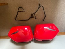 Italian Red Panniers For 2002 - 2013 Honda VFR  800