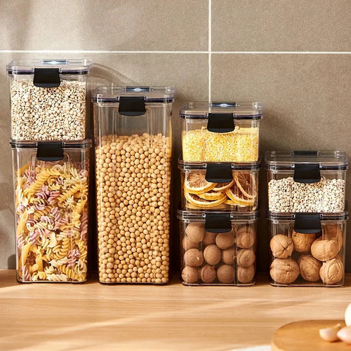 Sealed jars kitchen grain - sealed,