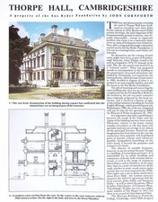 THORPE HALL, CAMBRIDGESHIRE. A