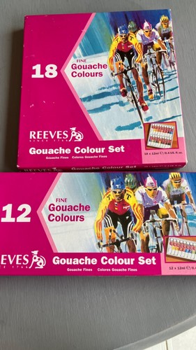 Reeves 12 gouache - &, colour
